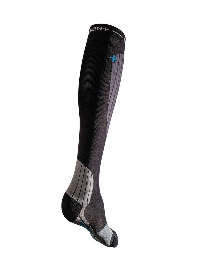DISSENT Unisex Adults GFX Compression Hybrid Low-Profile High-Performance Ultra-Thin Breathable Padded Over the Calf Backcountry Ski Socks, Medium - Image 1